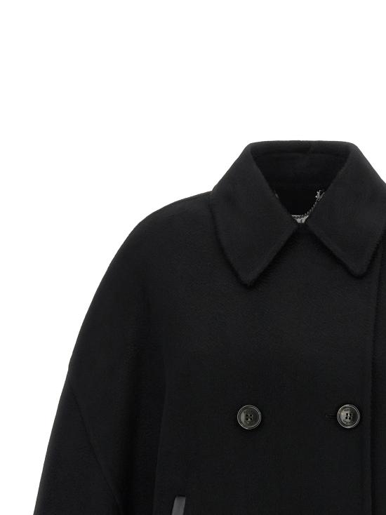 26FW 막스마라 코트 므사오스파이트  블랙 - MAX MARA