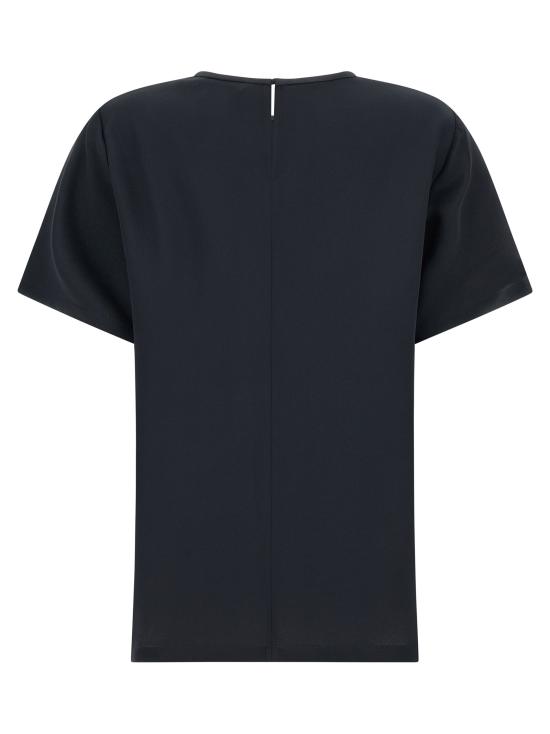 26FW 막스마라 반팔 티셔츠 Mxmpagano 셔츠와 블라우스 블랙 - MAX MARA