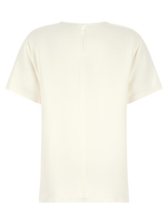 26FW 막스마라 반팔 티셔츠 Mxmpagano 셔츠와 블라우스 화이트 - MAX MARA