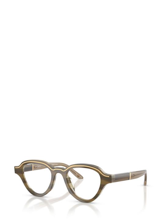 26FW 엠포리오 아르마니 안경 EA4264U 63381W BROWN ON STRIPED BEIGE - EMPORIO ARMANI