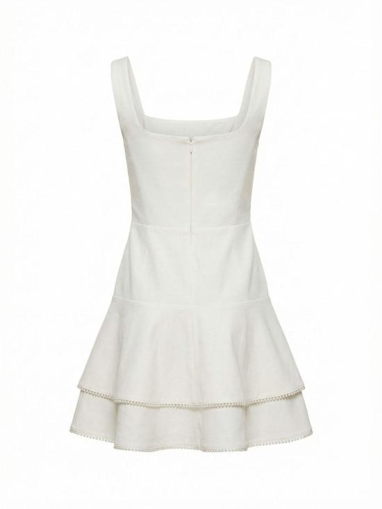 25FW 앨리스 앤 올리비아 미디 스커트 CC604A06520A127 White - ALICE & OLIVIA
