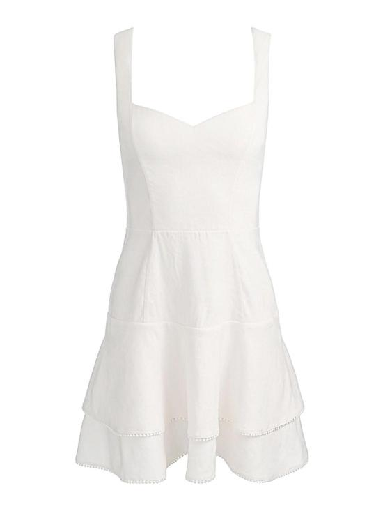 25FW 앨리스 앤 올리비아 미디 스커트 CC604A06520A127 White