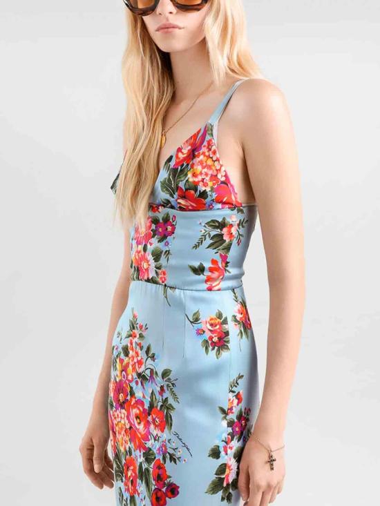 25FW 돌체앤가바나 미디 스커트 F60DGTFSICEHC5ZO Light Blue - DOLCE & GABBANA