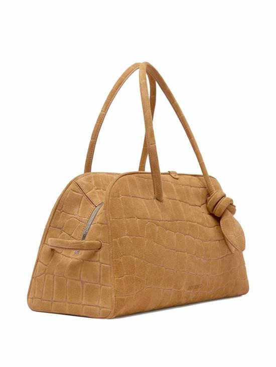 26SS 자크뮈스 투리스모 소프트 볼링백 BAU00417AC07A09830 Brown - JACQUEMUS