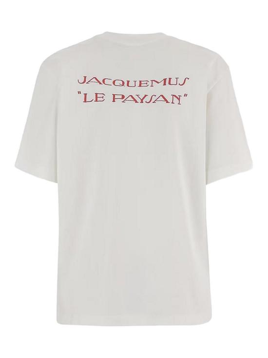 26SS 자크뮈스 반팔 티셔츠 TSW00585AJ002261OE WHITE - JACQUEMUS