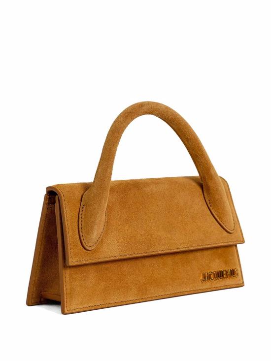 26SS 자크뮈스 르 치키토 롱 레더 핸드백 BAW00004AC09A04830 Brown - JACQUEMUS