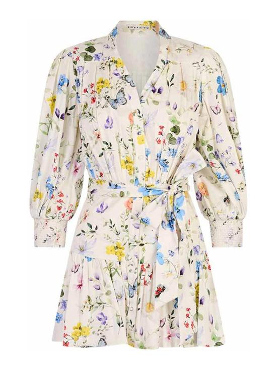 25FW 앨리스 앤 올리비아 미디 스커트 CC603P07523W125 Multicolour