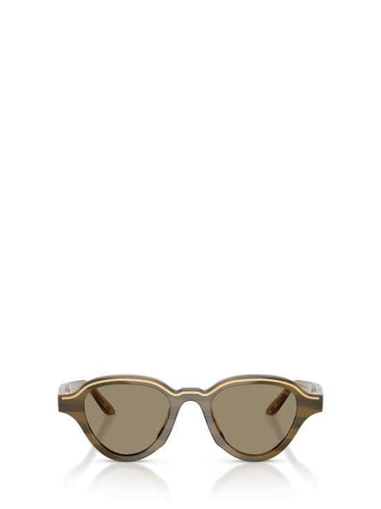 26FW 엠포리오 아르마니 선글라스 EA4264U 633873 BROWN ON STRIPED BEIGE