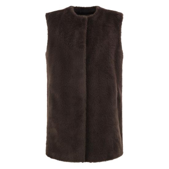 26FW 에르노 베스트 GI00055DR DARK BROWN