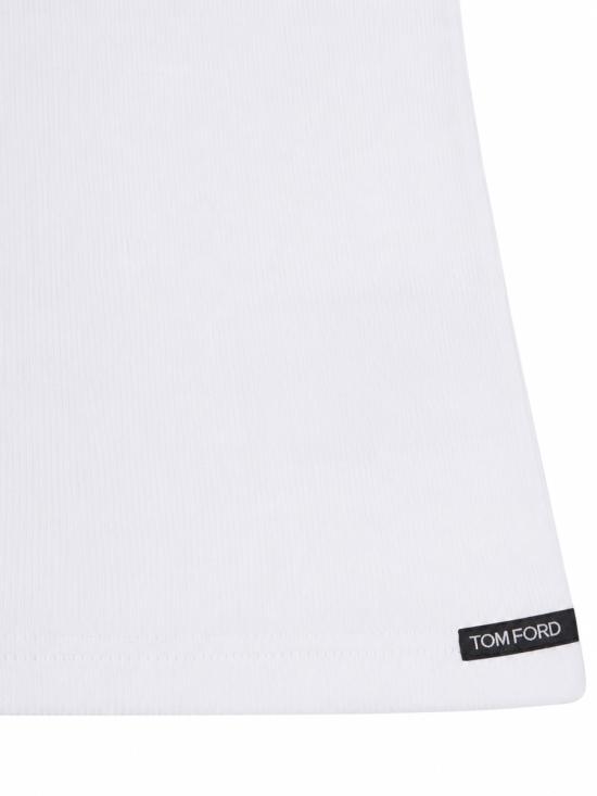 26FW 톰포드 민소매 티셔츠 T4D101210 100 WHITE - TOMFORD