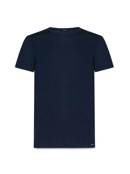 26FW 톰포드 코튼 크루넥 언더웨어 티셔츠 T4M081040 412 BLUE - TOMFORD