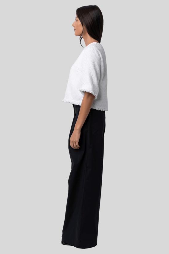  프로엔자슐러 스트레이트 팬츠 Proenza Schouler 코랄리 포플린 팬츠 블랙 - PROENZA SCHOULER