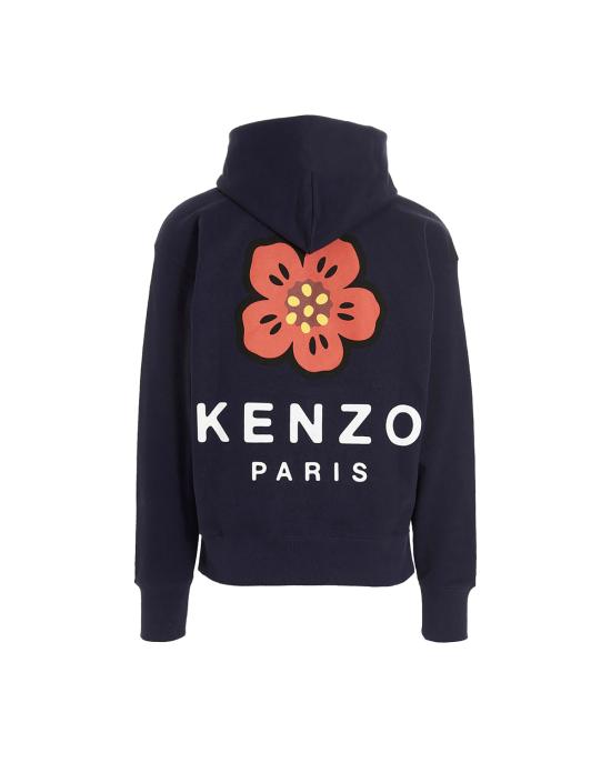  겐조 후드 티셔츠 FC65SW4604ME 77 midnight blue - KENZO