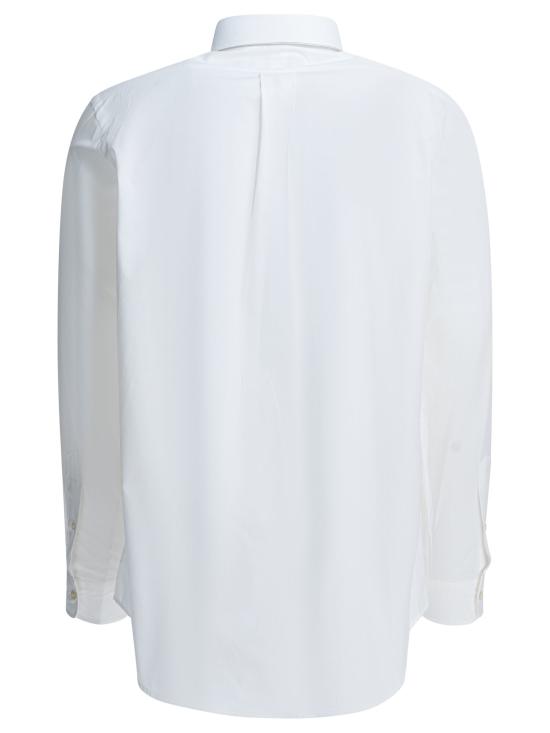 26FW 폴로 랄프로렌 커스텀 핏 코튼 포플린 포니 로고 셔츠 710928255002WHITE - POLO RALPH LAUREN