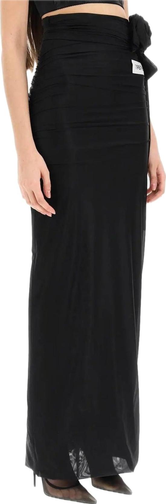  돌체앤가바나 롱 스커트 15430876037460 BLACK - DOLCE & GABBANA