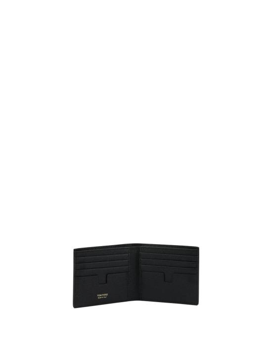 26FW 톰포드 스몰 그레인 레더 반지갑 YM228LCL081GNAA Black - TOMFORD