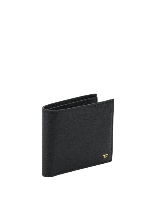 26FW 톰포드 스몰 그레인 레더 반지갑 YM228LCL081GNAA Black - TOMFORD