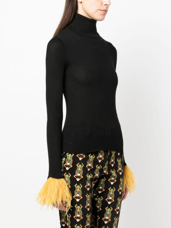 26FW 라 더블제이 터틀넥 PUL0167KNI091VA195 BL01 Black - LA DOUBLEJ
