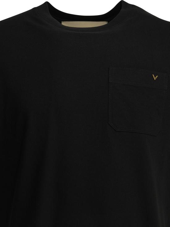 26FW 발렌티노 가라바니 반팔 티셔츠 9V3MG10VBGR0NO Black - VALENTINO GARAVANI