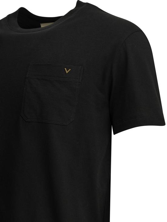 26FW 발렌티노 가라바니 반팔 티셔츠 9V3MG10VBGR0NO Black - VALENTINO GARAVANI