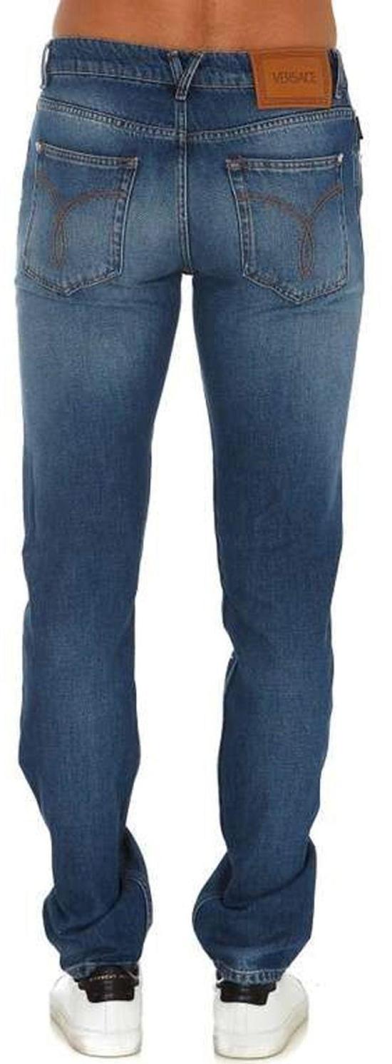26FW 베르사체 데님 팬츠 10059935777054 BLUE - VERSACE