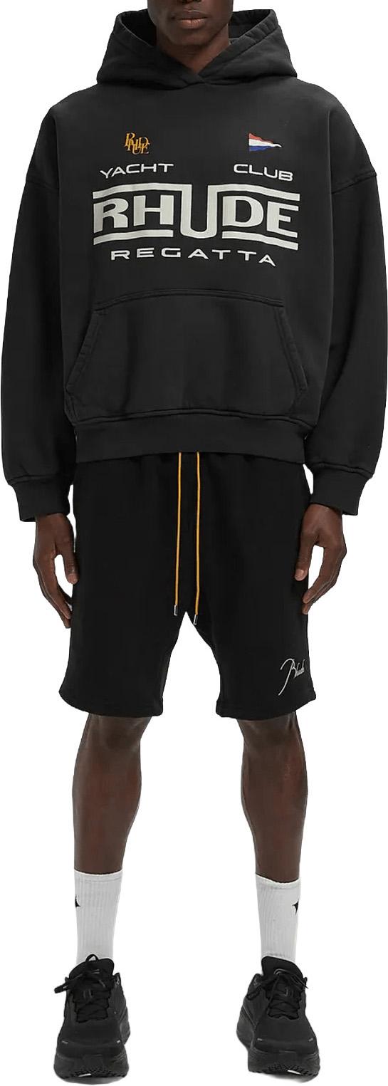 26SS 루드 후드 티셔츠 4213540 BLACK - RHUDE