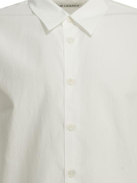 26FW 아워레가시 화이트 리퀴드 포플린 비욘드 셔츠 M4242BWPWHITE - OUR LEGACY