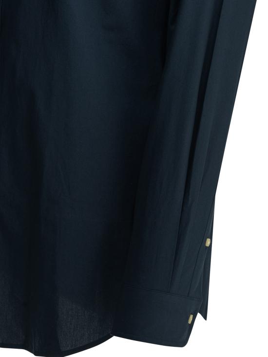 26FW 폴로 랄프로렌 커스텀 핏 코튼 포플린 포니 로고 셔츠 710928255001NEWPORT NAVY Blue - POLO RALPH LAUREN