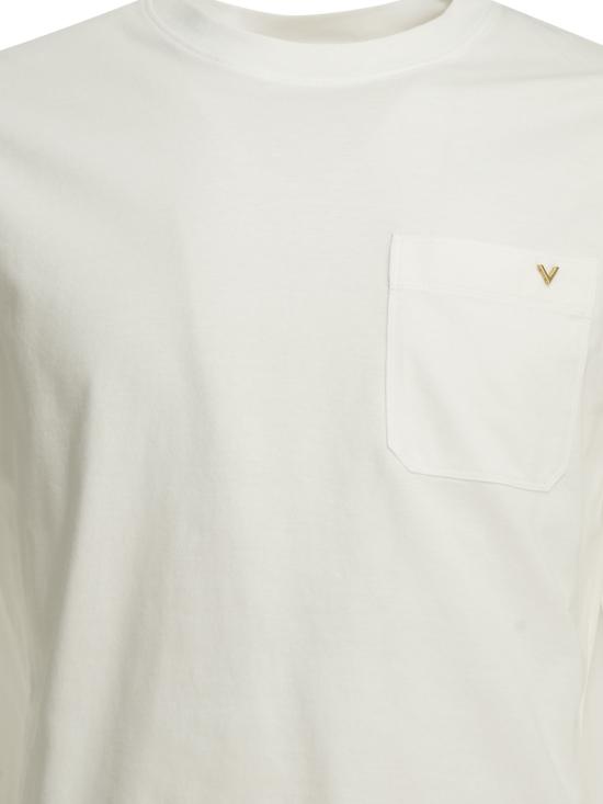 26FW 발렌티노 가라바니 반팔 티셔츠 9V3MG10VBGR0BO White - VALENTINO GARAVANI