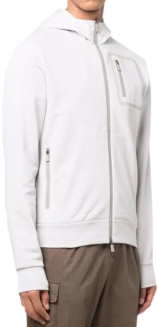 25FW 에르노 후드 티셔츠 10082051490078 GREY - HERNO