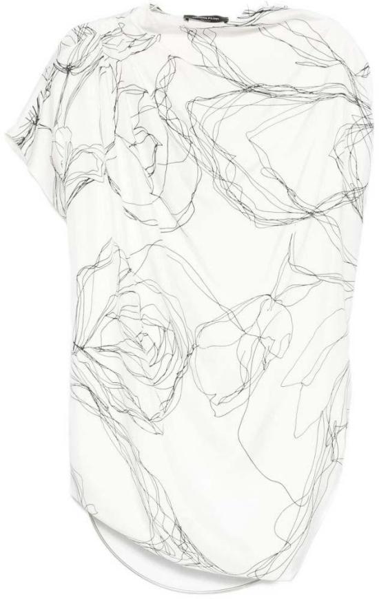 26FW 파비아나 필리피 민소매 티셔츠 TPD216F258M3070142 WHITE