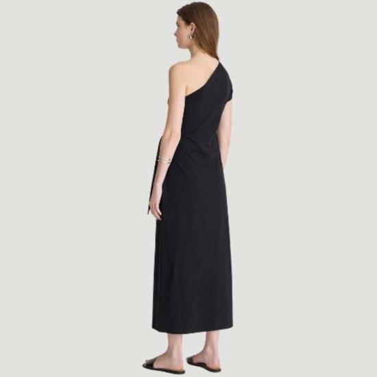  어피스 어파트 롱 원피스 Apiece Apart Georgie 원숄더 맥시 드레스 블랙 - APIECE APART