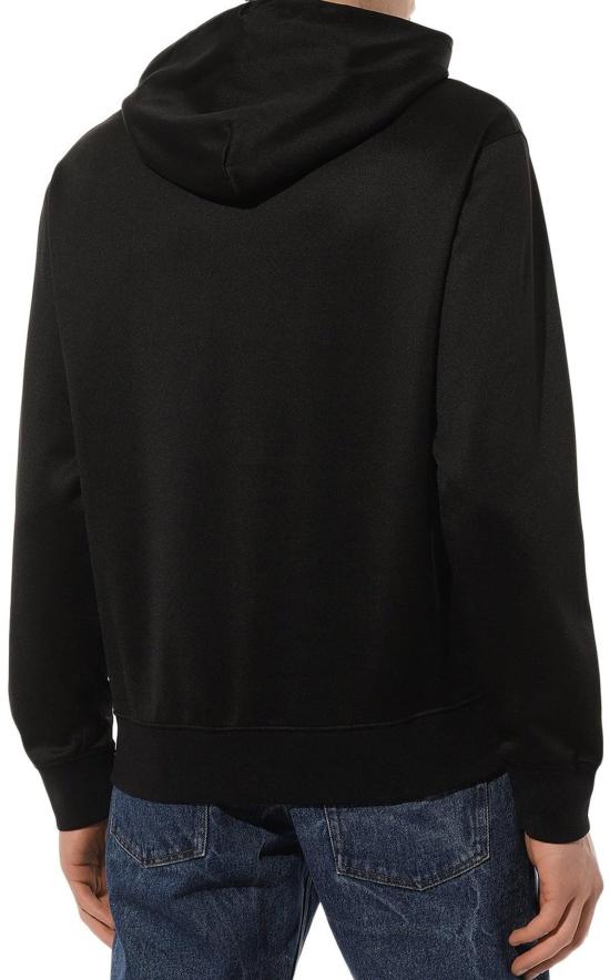 26FW 오프화이트 후드 티셔츠 0MBB097C99FLE0061020 BLACK - OFF WHITE