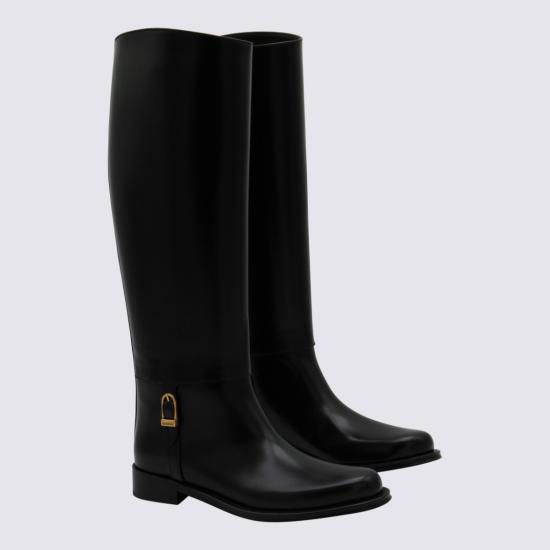 25FW 생로랑 줄리아 부츠 840698AAEHR1000 Black - SAINT LAURENT