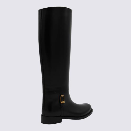 25FW 생로랑 줄리아 부츠 840698AAEHR1000 Black - SAINT LAURENT