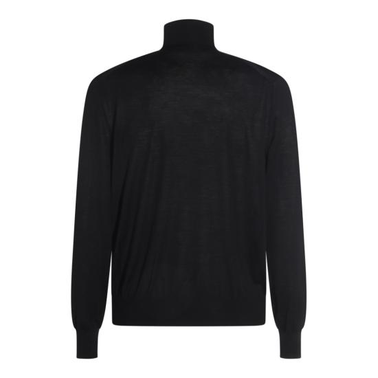 25FW 생로랑 울 터틀넥 스웨터 821739Y76GM1000 Black - SAINT LAURENT