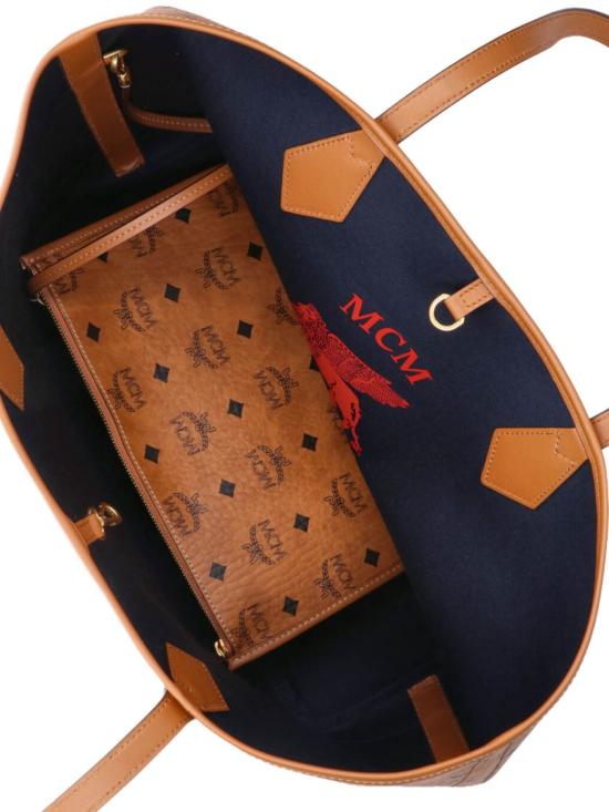26FW 엠시엠 토트백 MWPGSLR04CO Brown - MCM