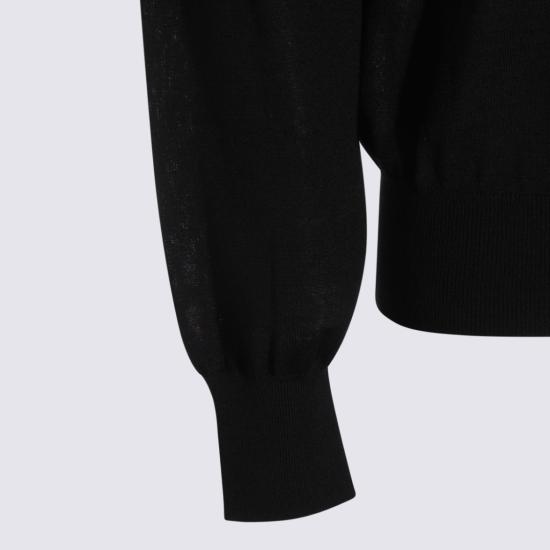 25FW 생로랑 울 터틀넥 스웨터 821739Y76GM1000 Black - SAINT LAURENT