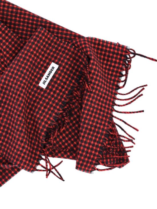 26FW 질샌더 머플러/스카프 J02TE0115 J40377648 Red - JIL SANDER