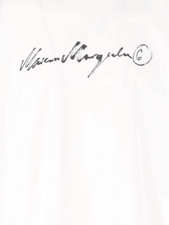 26FW MM6 메종마르지엘라 반팔 티셔츠 SH0GC0077 M20258101 White - MM6 MAISON MARGIELA