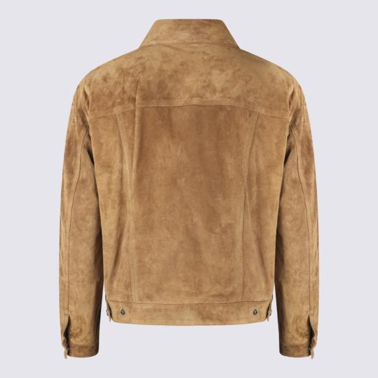 26SS 생로랑 무스탕 861502YC2AY2104 Brown - SAINT LAURENT