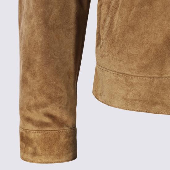 26SS 생로랑 무스탕 861502YC2AY2104 Brown - SAINT LAURENT