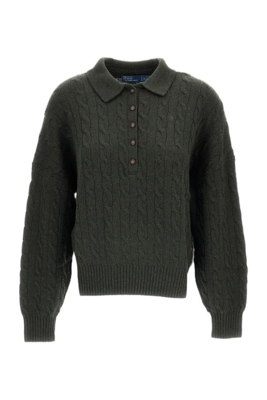 26FW 폴로 랄프로렌 스웨터 211B17767002OLIVEUMBER Green