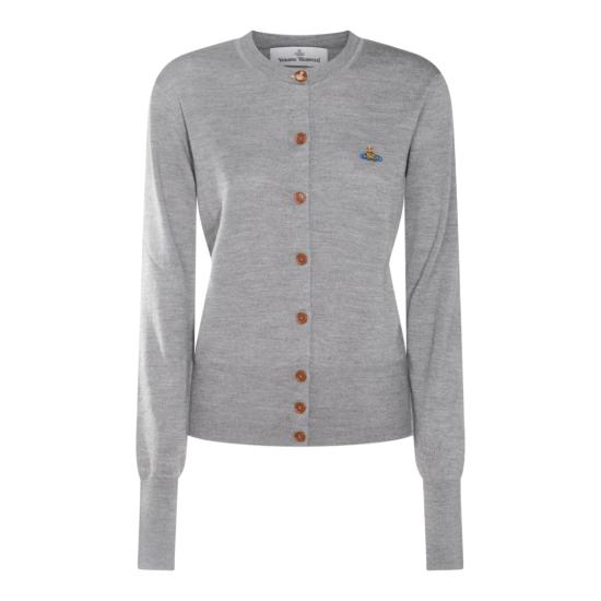 26FW 비비안웨스트우드 BEA 베아 니트 가디건 1803002PY001VP001 Grey