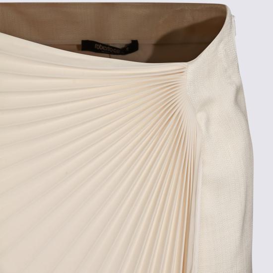 26SS 로베르토 카발리 롱 스커트 WWT300KU02109088 Neutrals - ROBERTO CAVALLI