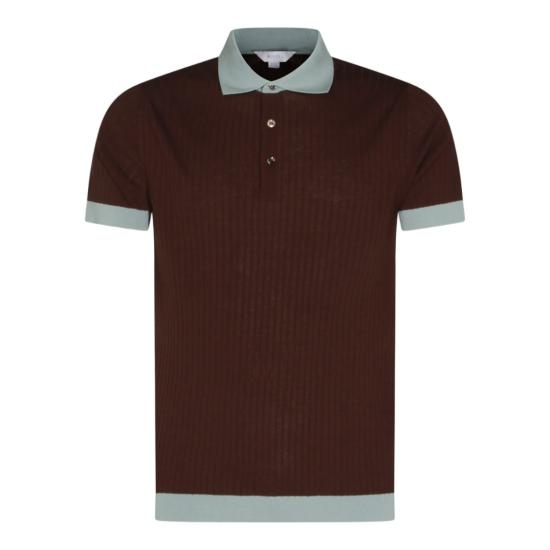 26SS 말로 폴로 티셔츠 UXD152F3I45EN137 Brown
