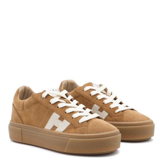 26FW 호간 크로스윈드 스니커즈 호간 HXW7050GB00UHT0RZU Brown - HOGAN