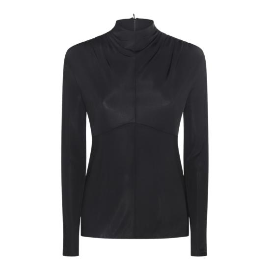  질샌더 긴팔 티셔츠 J01NH0002J20048001 Black