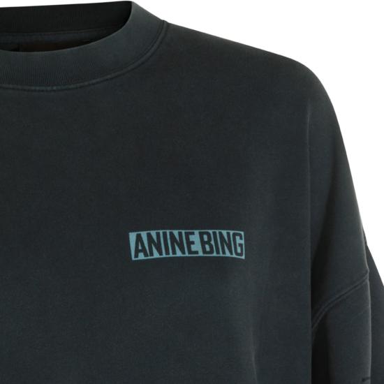 26FW 애니빙 긴팔 티셔츠 A0812599WBL1 Black - ANINE BING