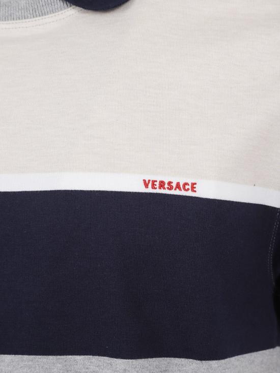 26FW 베르사체 폴로 티셔츠 10245791A178906WO30 White - VERSACE